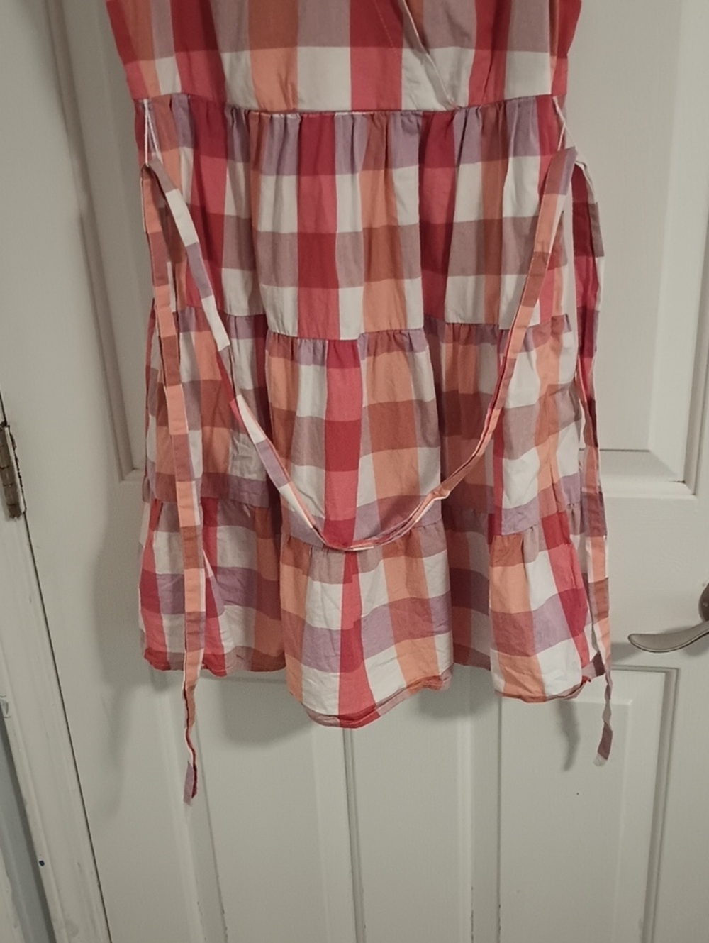 J.Crew Factory faux-wrap sleeveless mini dress - Picture 4 of 7